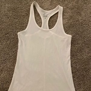 Plain White Nike tank top